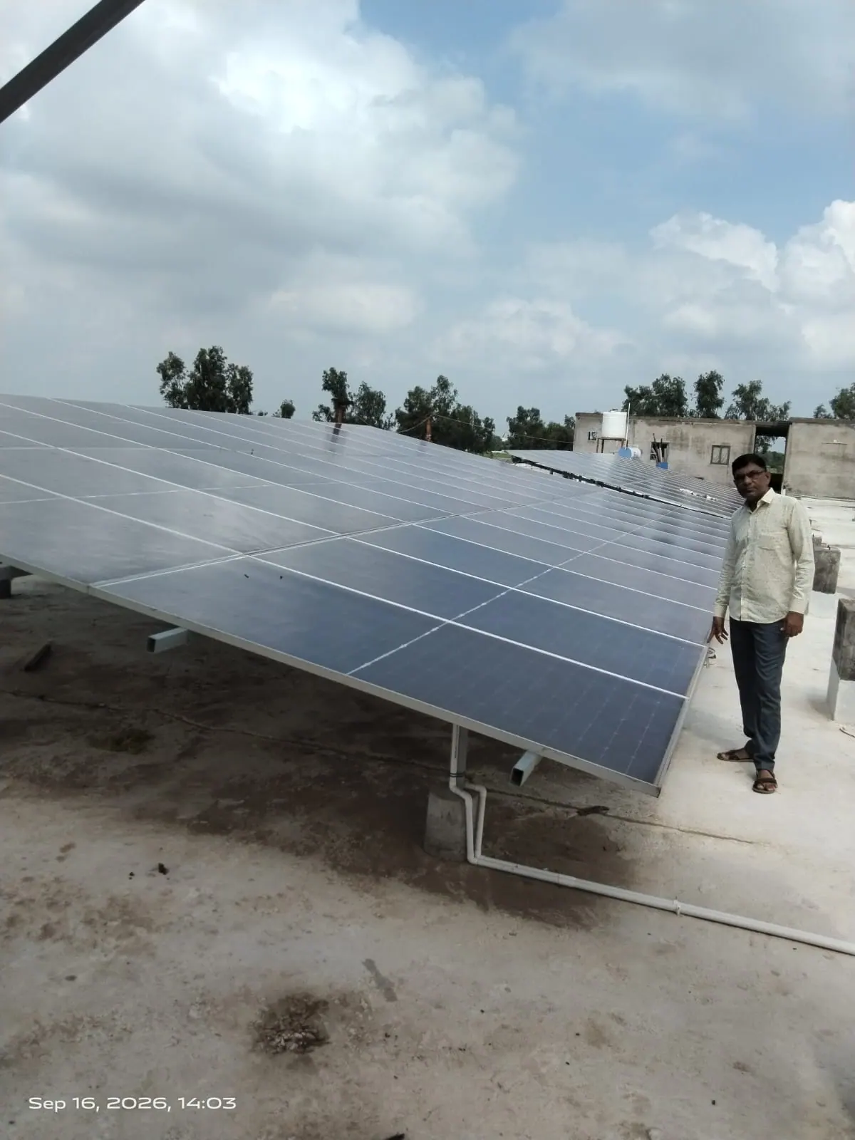 Solar System 30 KW at Vrundavan Dham