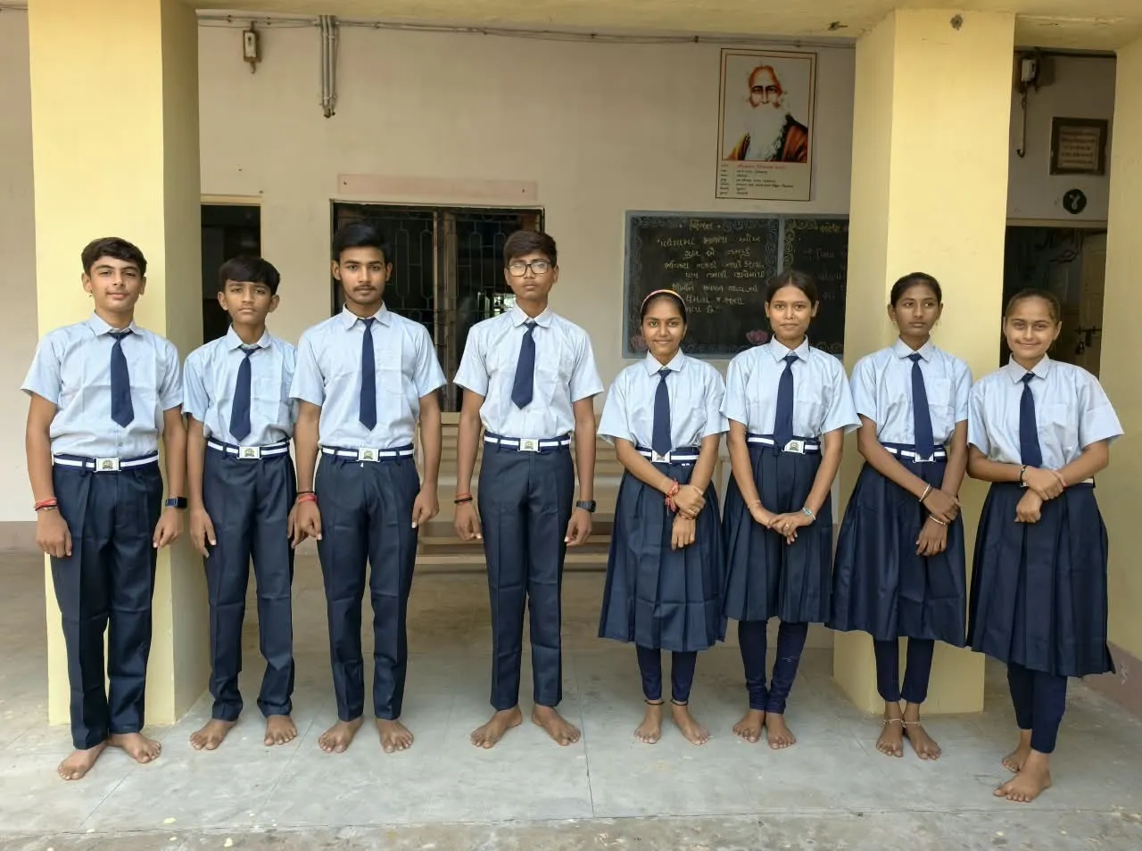 Uniform Distribution at Government Secondary School, Ghumasan